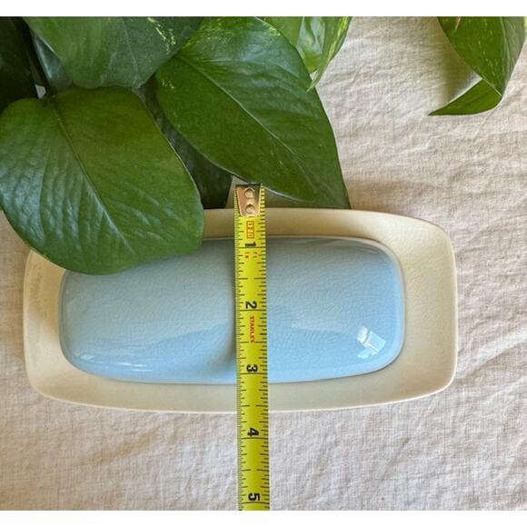 Vintage Majolica Kasuga Japan Butter Dish - Picture 5 of 6